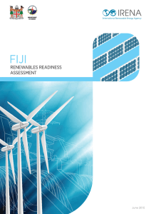 FIJI RENEWABLES READINESS ASSESSMENT SPINE