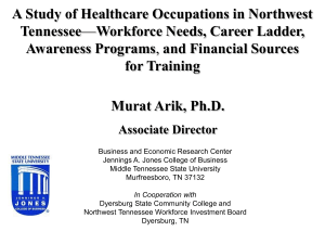 A Study of Healthcare Occupations in Northwest Tennessee Awareness Programs for Training