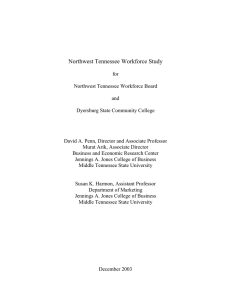 Northwest Tennessee Workforce Study