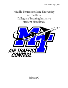 Middle Tennessee State University Air Traffic – Collegiate Training Initiative