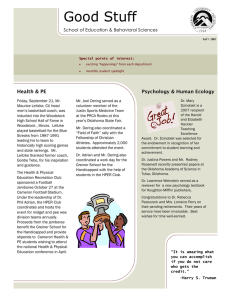 Good Stuff Health &amp; PE Psychology &amp; Human Ecology