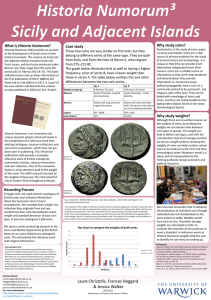 Why study coins? Historia Numorum