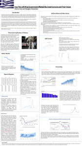 How The Left Wing Government Affected the Greek Economy and... Wenhui Gao and Georgios Kotzamanis Introduction