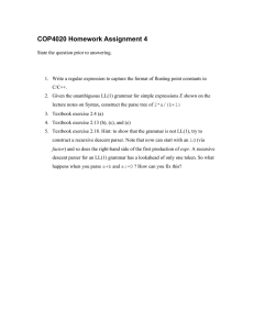 COP4020 Homework Assignment 4