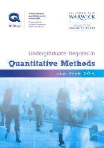 Quantitative Methods 2 0 1 4