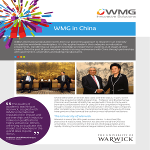 WMG in China
