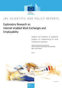 Exploratory Research on Internet-enabled Work Exchanges and Employability