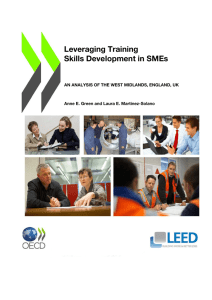Leveraging Training Skills Development in SMEs