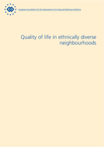 Quality of life in ethnically diverse neighbourhoods