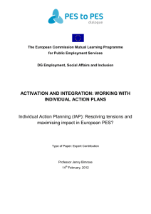 The European Commission Mutual Learning Programme for Public Employment Services