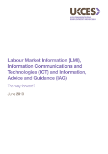 Labour Market Information (LMI), Information Communications and Technologies (ICT) and Information,