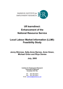 UfI learndirect: Enhancement of the National Resource Service