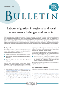 B U L L E T I N economies: challenges and impacts