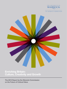 Enriching Britain: Culture, Creativity and Growth on the Future of Cultural Value