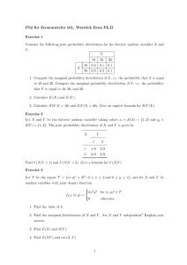 PS2 for Econometrics 101, Warwick Econ Ph.D