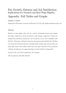 Pay Growth, Fairness and Job Satisfaction: Appendix: Full Tables and Graphs