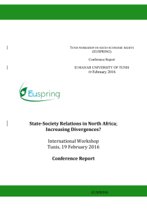 State-Society Relations in North Africa  Increasing Divergences? Conference Report