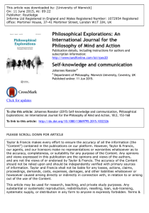 This article was downloaded by: [University of Warwick] Publisher: Routledge