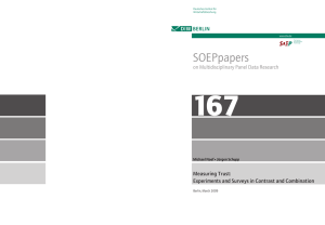 1 67 SOEPpapers Measuring Trust