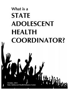 STATE ADOLESCENT HEALTH COORDINATOR?