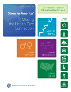 Missing the Health Care Connection stress