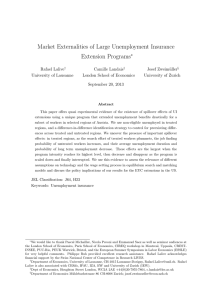 Market Externalities of Large Unemployment Insurance Extension Programs