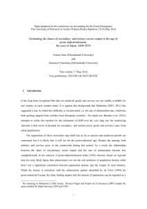 Paper prepared for the conference on Accounting for the Great... The University of Warwick in Venice, Palazzo Pesaro Papafeva, 22-24...
