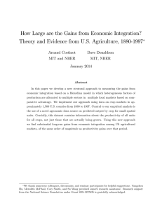 How Large are the Gains from Economic Integration?