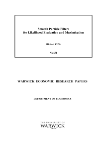 Smooth Particle Filters for Likelihood Evaluation and Maximisation