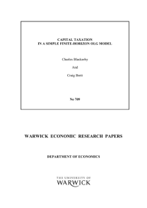 WARWICK  ECONOMIC  RESEARCH  PAPERS  Charles Blackorby And