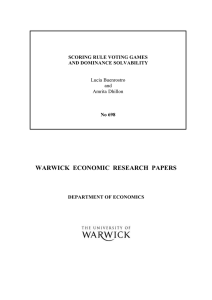 WARWICK  ECONOMIC  RESEARCH  PAPERS  Lucia Buenrostro and