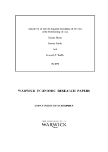 Sensitivity of the Chi-Squared Goodness-of-Fit Test to the Partitioning of Data