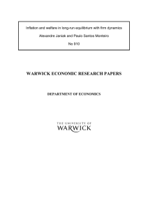 Inflation and welfare in long-run equilibrium with firm dynamics