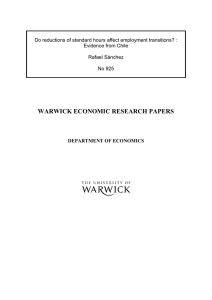 Do reductions of standard hours affect employment transitions? : Rafael Sánchez