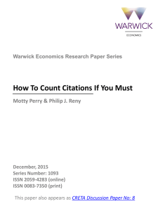 How To Count Citations If You Must