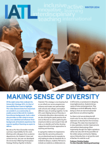 MAKING SENSE OF DIVERSITY inclusiveactive active interdisciplinary