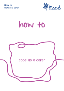 how to cope as a carer How to 1