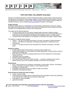 POST-DOCTORAL FELLOWSHIP AVAILABLE