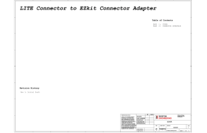 LITE Connector to EZkit Connector Adapter Table of Contents Revision History