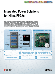 Integrated Power Solutions for Xilinx FPGAs