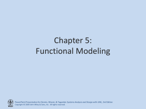 Chapter 5: Functional Modeling Systems Analysis and Design with UML, 3rd Edition