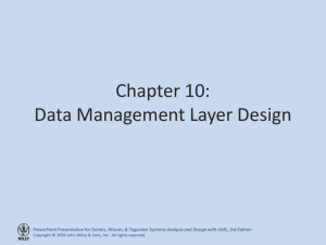 Chapter 10: Data Management Layer Design