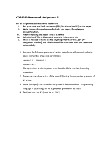 COP4020 Homework Assignment 5