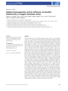Habitat heterogeneity and its influence on benthic