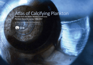 Atlas of Calcifying Plankton Results from the North Atlantic Continuous