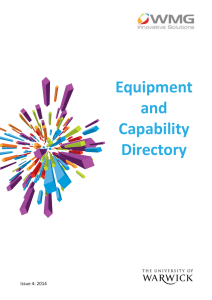 Equipment and Capability Directory