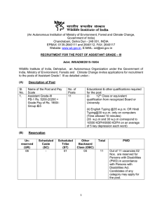 (An Autonomous Institution of Ministry of Environment, Forest and Climate... Government of India)