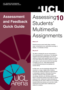 10 Assessing Students’ Multimedia