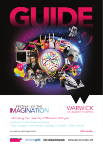 Celebrating the University of Warwick’s 50th year