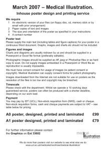 March 2007 – Medical Illustration. Inhouse poster design and printing service